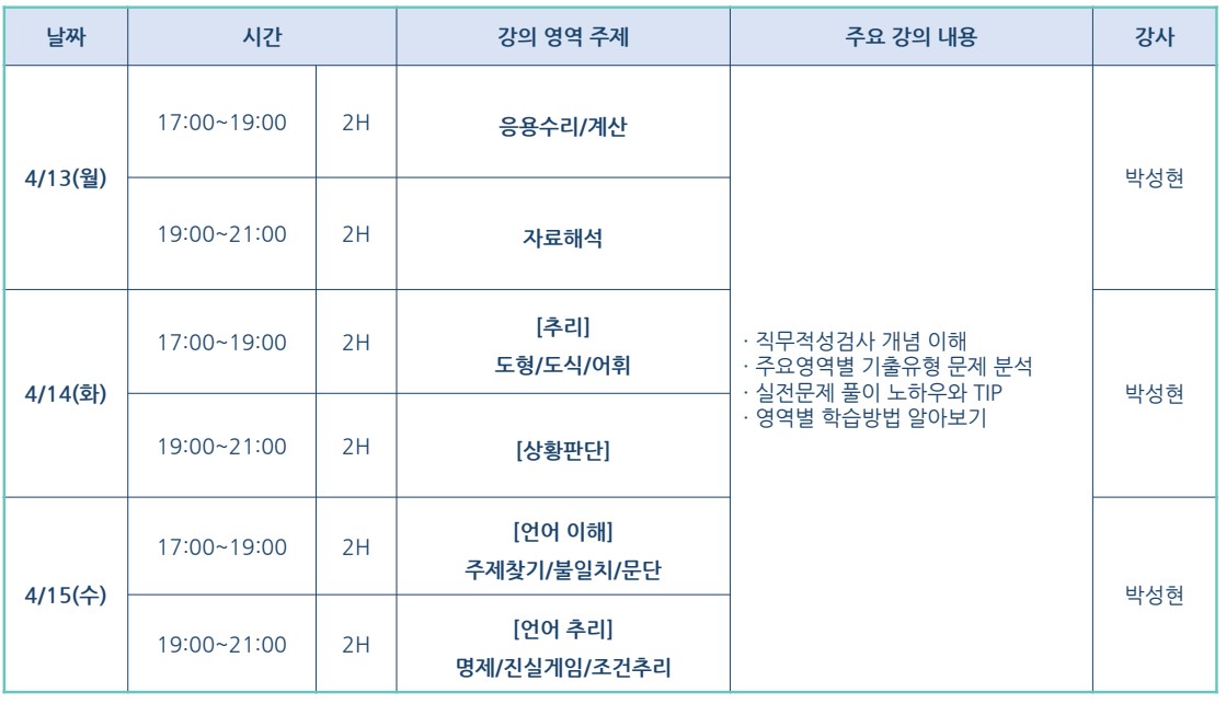 시간표